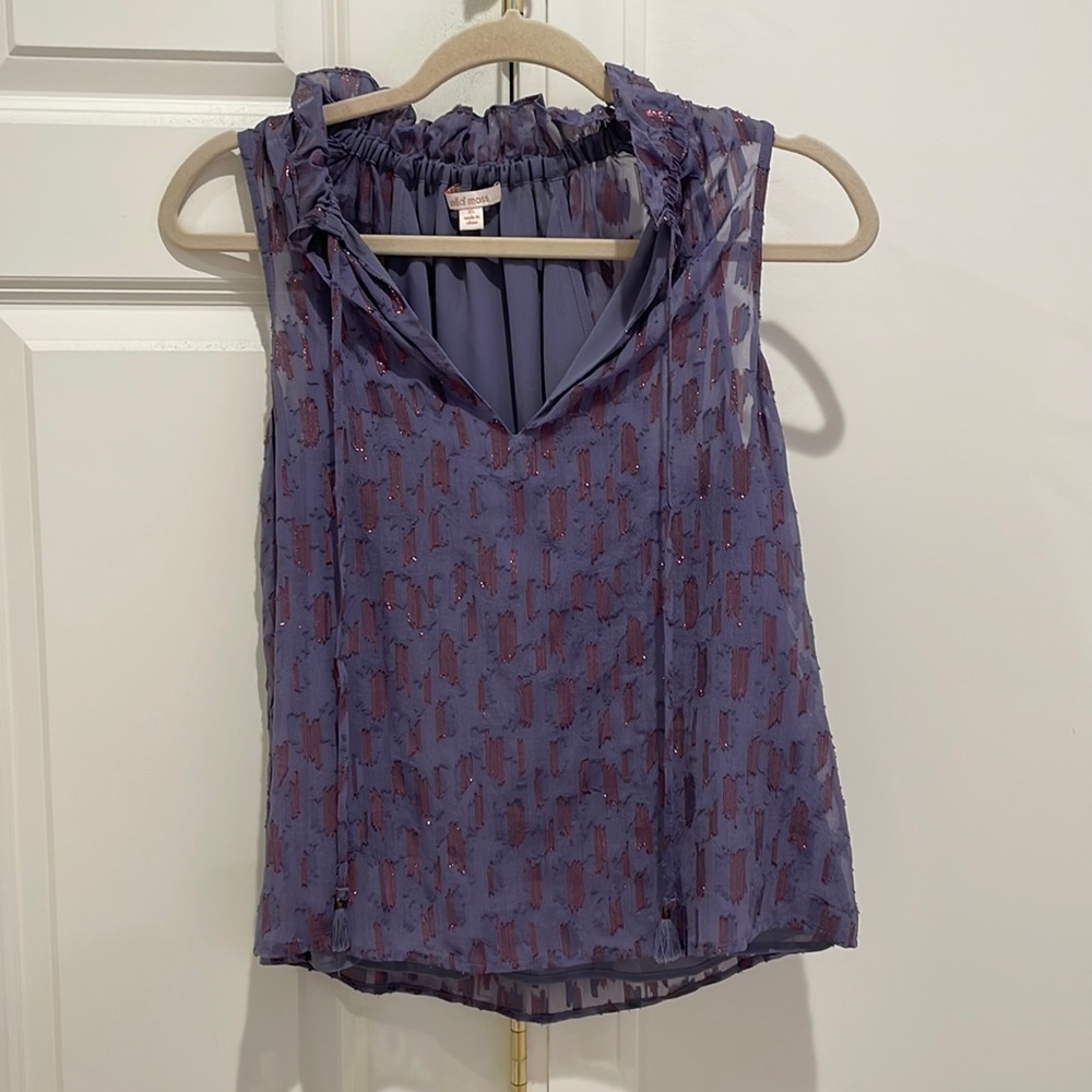 Ella Moss sleeveless blouse XS